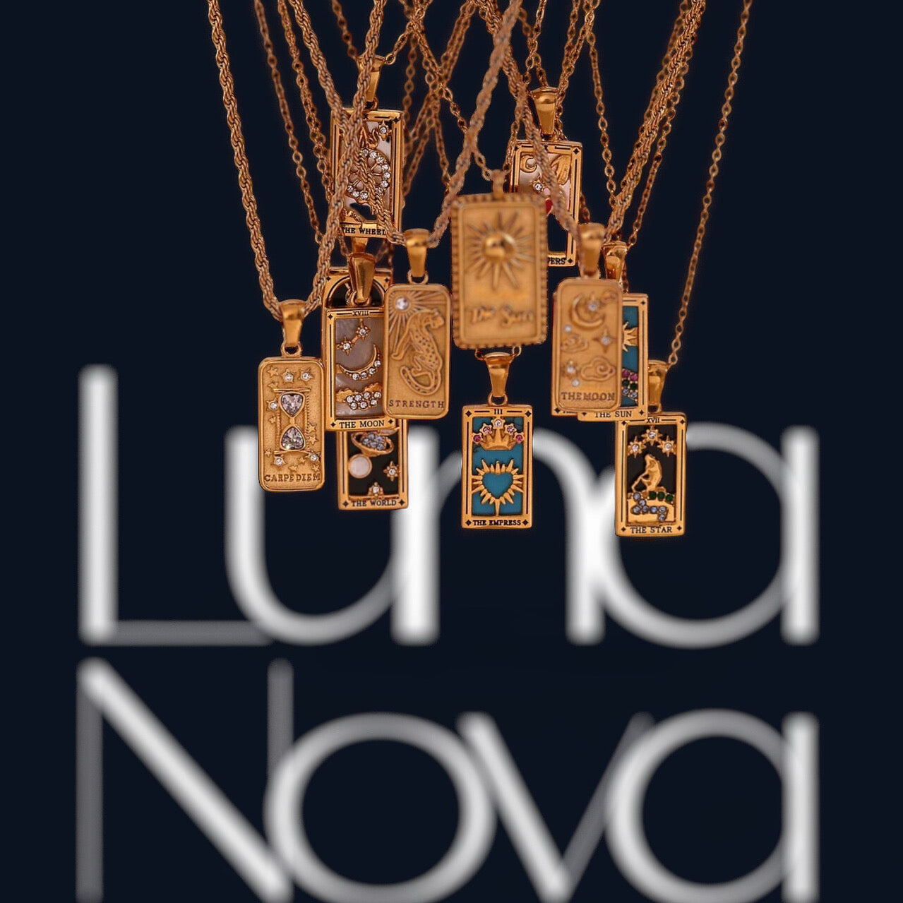 Tarot Collection Necklace Gold
