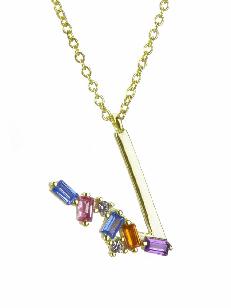 THE Initial Necklace 14k Gold plated Sterling Silver INTRODUCTORY PRICE