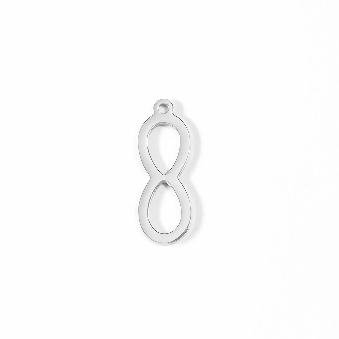 Infinity Charm 18k Gold finish