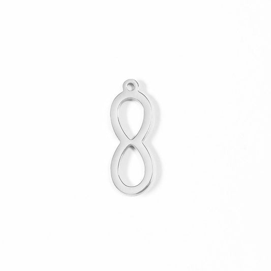 Infinity Charm 18k Gold finish