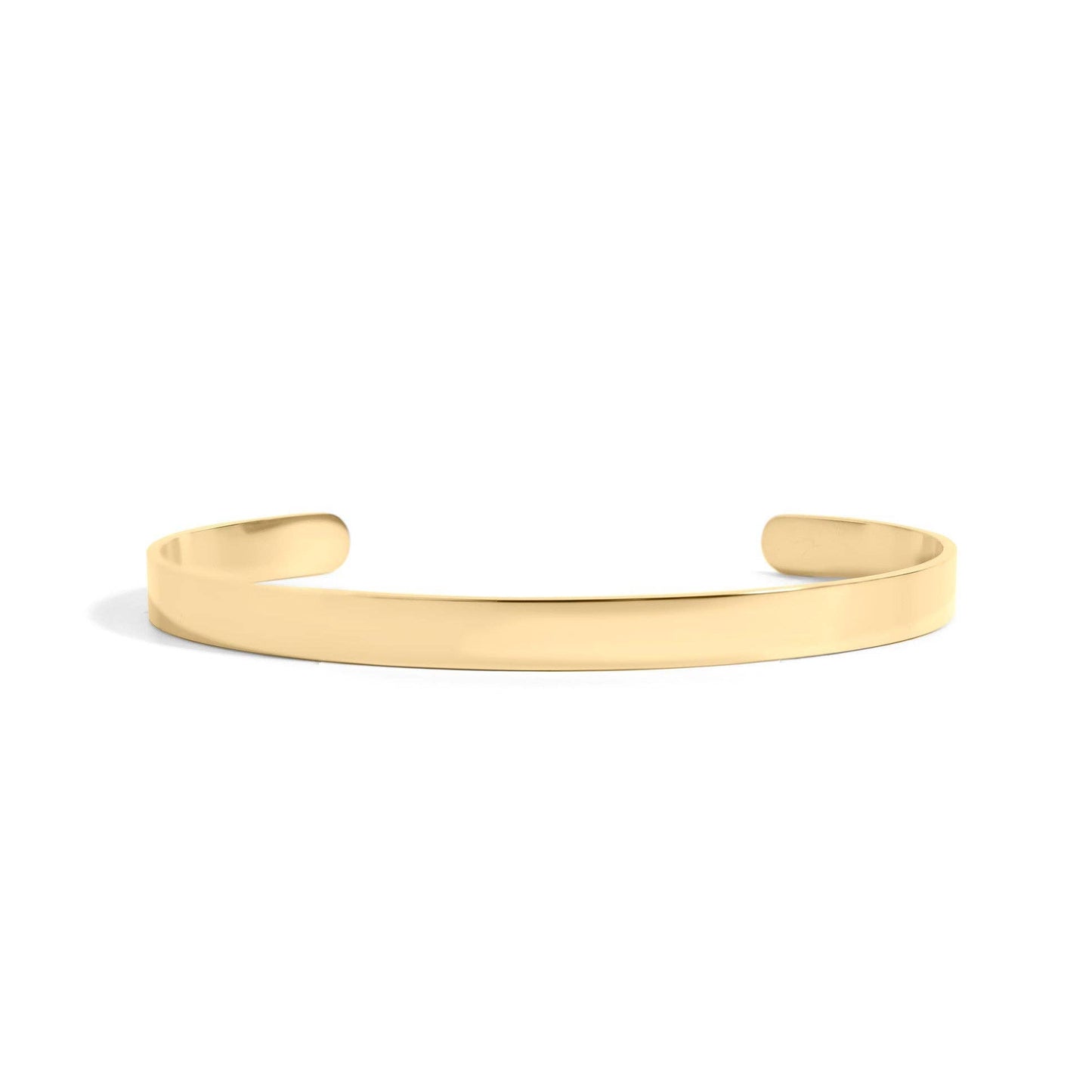 18K Gold PVD Stainless Steel Adjustable Bangle F*ck Cancer