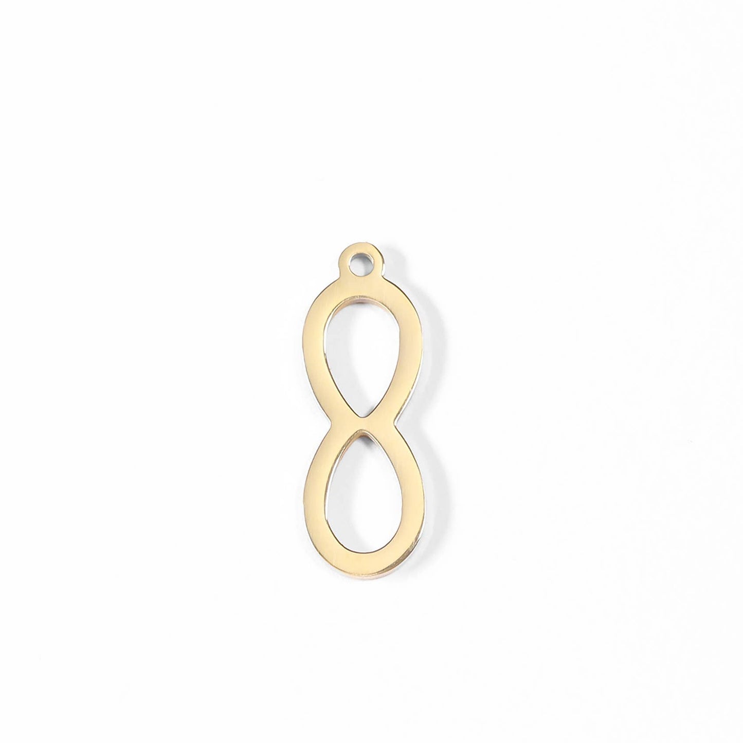 Infinity Charm 18k Gold finish