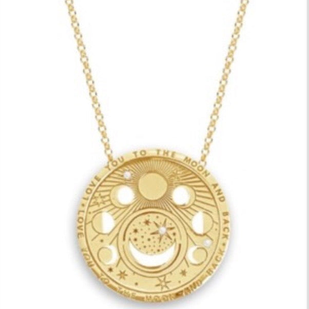 Celestial Dream Necklace in Gold