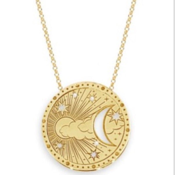 Celestial Dream Necklace in Gold