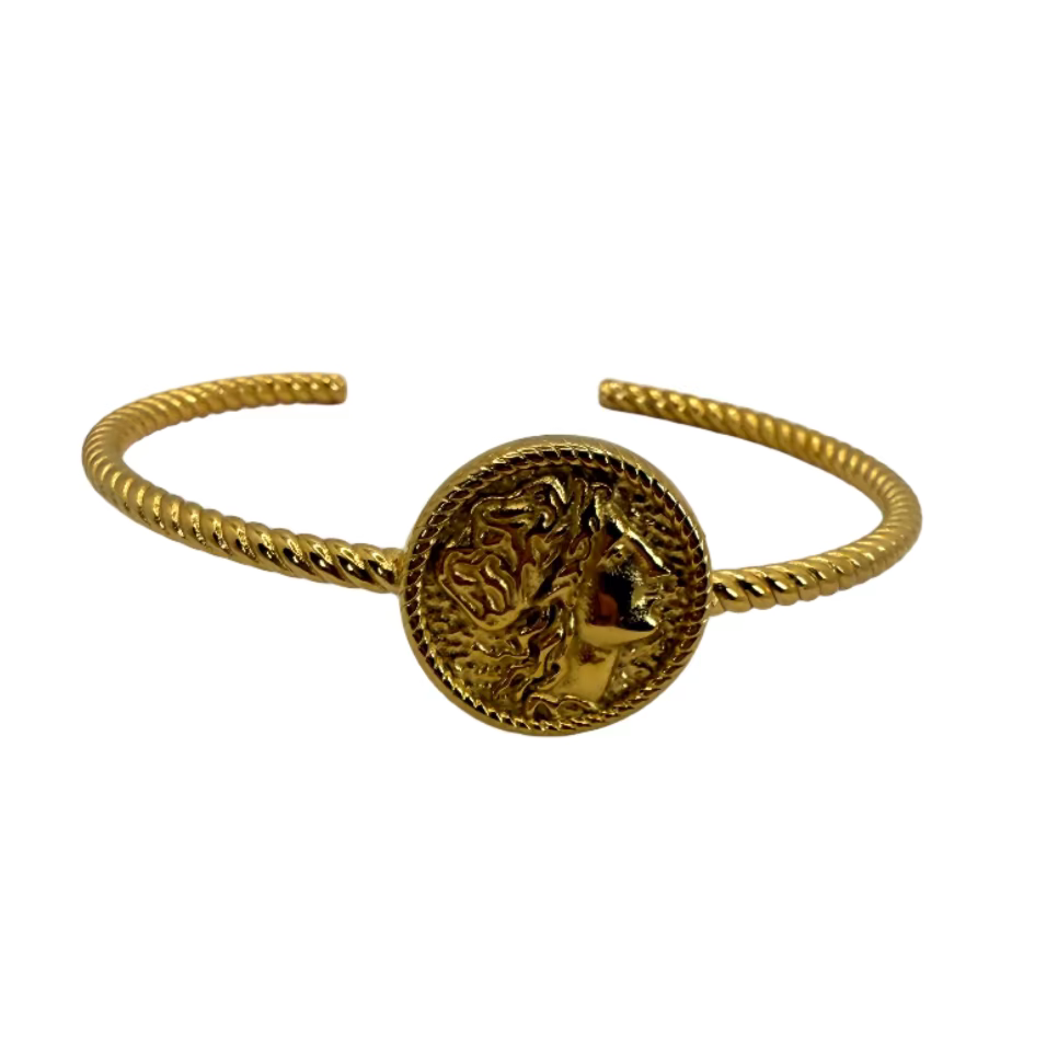 Coin Bangle Gold