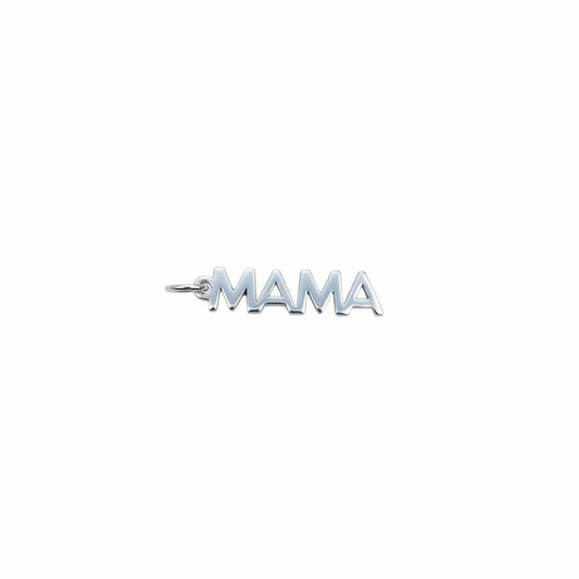 Mama charm in gold and silver