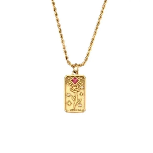Tarot Collection Necklace Gold