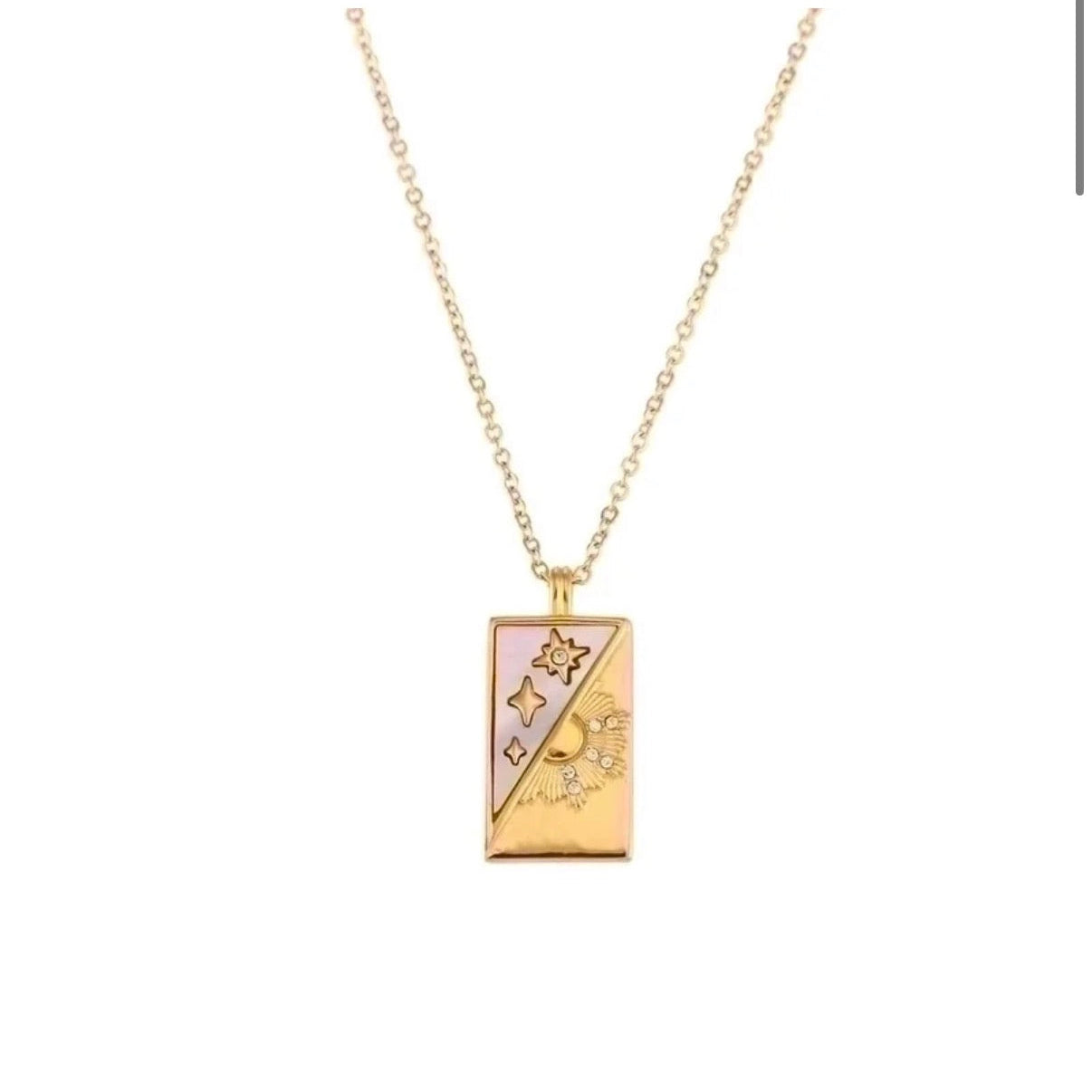Tarot Collection Necklace Gold