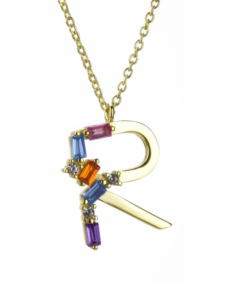 THE Initial Necklace 14k Gold plated Sterling Silver INTRODUCTORY PRICE