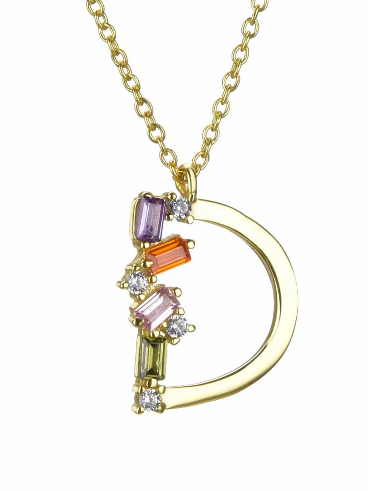 THE Initial Necklace 14k Gold plated Sterling Silver INTRODUCTORY PRICE