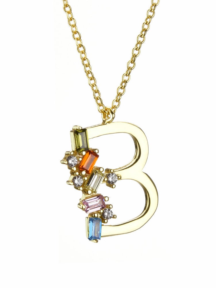 THE Initial Necklace 14k Gold plated Sterling Silver INTRODUCTORY PRICE