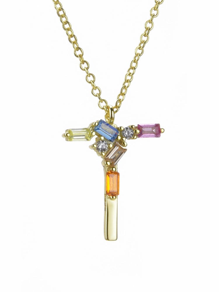 THE Initial Necklace 14k Gold plated Sterling Silver INTRODUCTORY PRICE