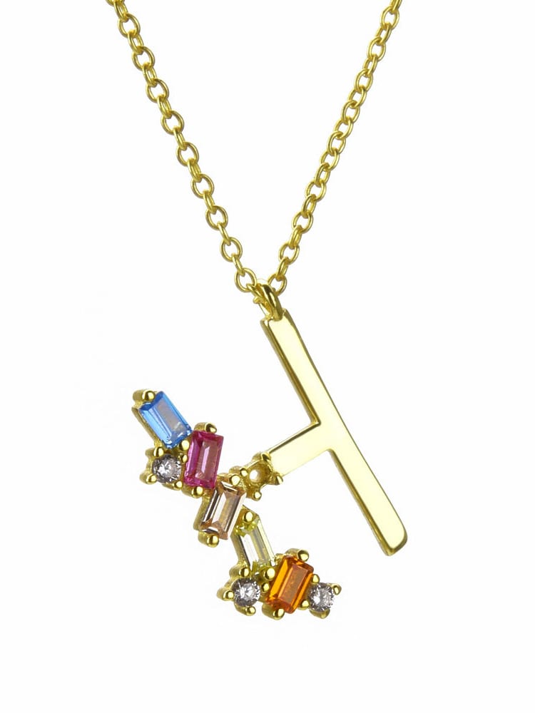 THE Initial Necklace 14k Gold plated Sterling Silver INTRODUCTORY PRICE